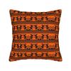 Pillow Case Halloween Pumpkin Striped Geometric Seamless Pattern Comfy  Pillow Cover For Sofa Car Home Decor Funny Pillowcases