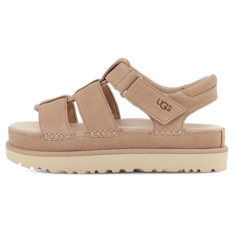 UGG Cow Split Leather Stylish Sandal Women's Light Taupe 1137890-DRI