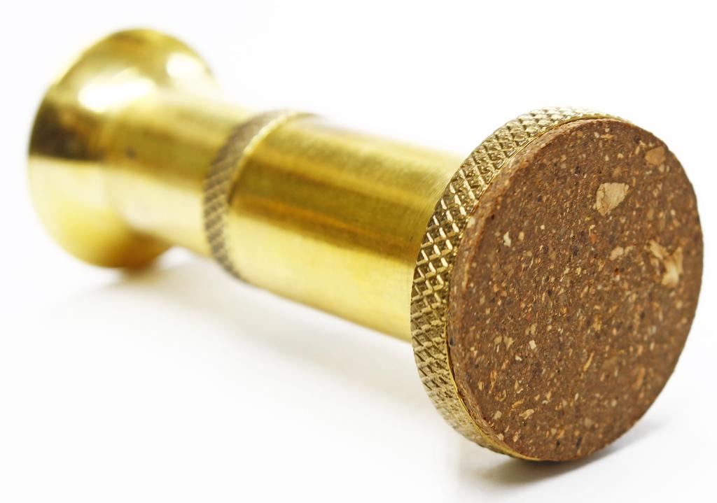 Brass hair stacker L size 1 piece