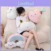 Pumpkin Unicorn Rainbow Pillow Plush Toy Back Cushion Bedroom Gift Decoration