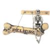 Skelett Människomodell Skalle Helkropps Mini Figurleksakstelefonhängare Halloween