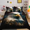 3D Eagle Printing Duvet Covers Children Teens Home Bedclothes Single Twin Bedroom Decor Polyester Bedspreads