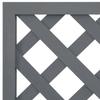 vidaXL Planter Boxes with Trellises 2 Pcs. Grey 65x33x135 Cm WPC