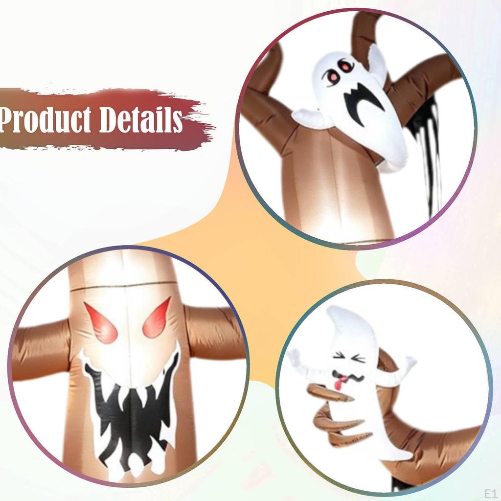 240cm Halloween Inflatable Toy Lighted Blowup Decor for Party Favors Outdoor