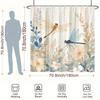 Whimsical Dragonfly and Floral Fusion Shower Curtain - Artistic Bath Decor, Perfect for Those Who Love Nature-Inspired