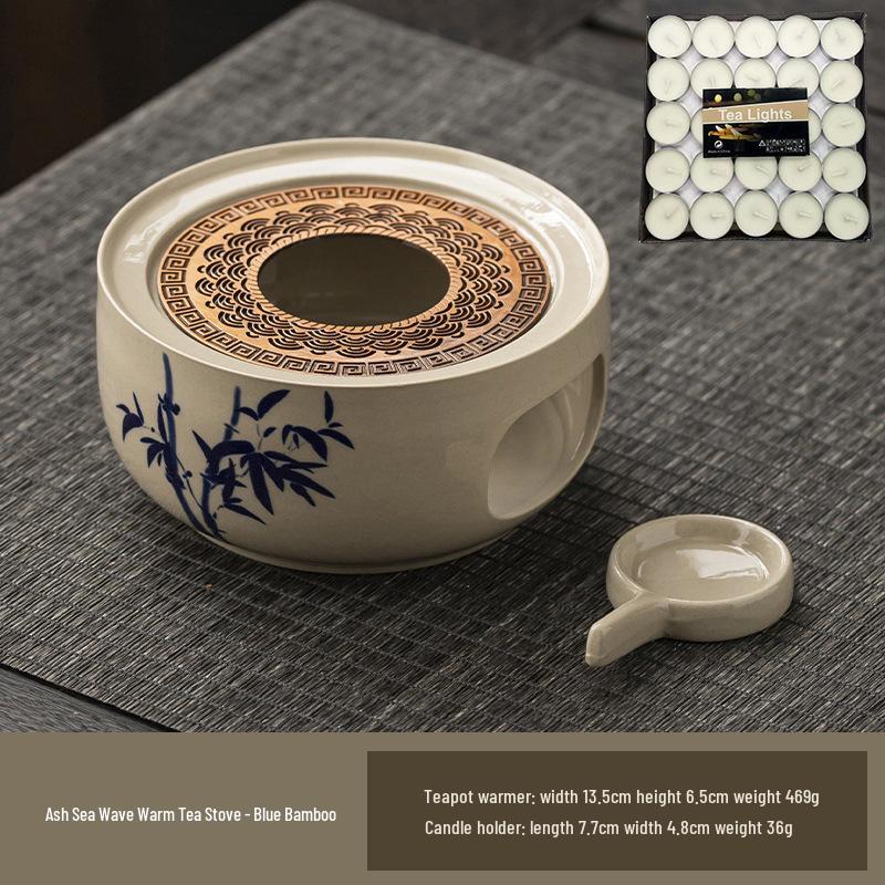 Tea Brewing Candle Warmer & Aroma Diffuser: A Compact Stove for Heating and Roasting Tea Cups