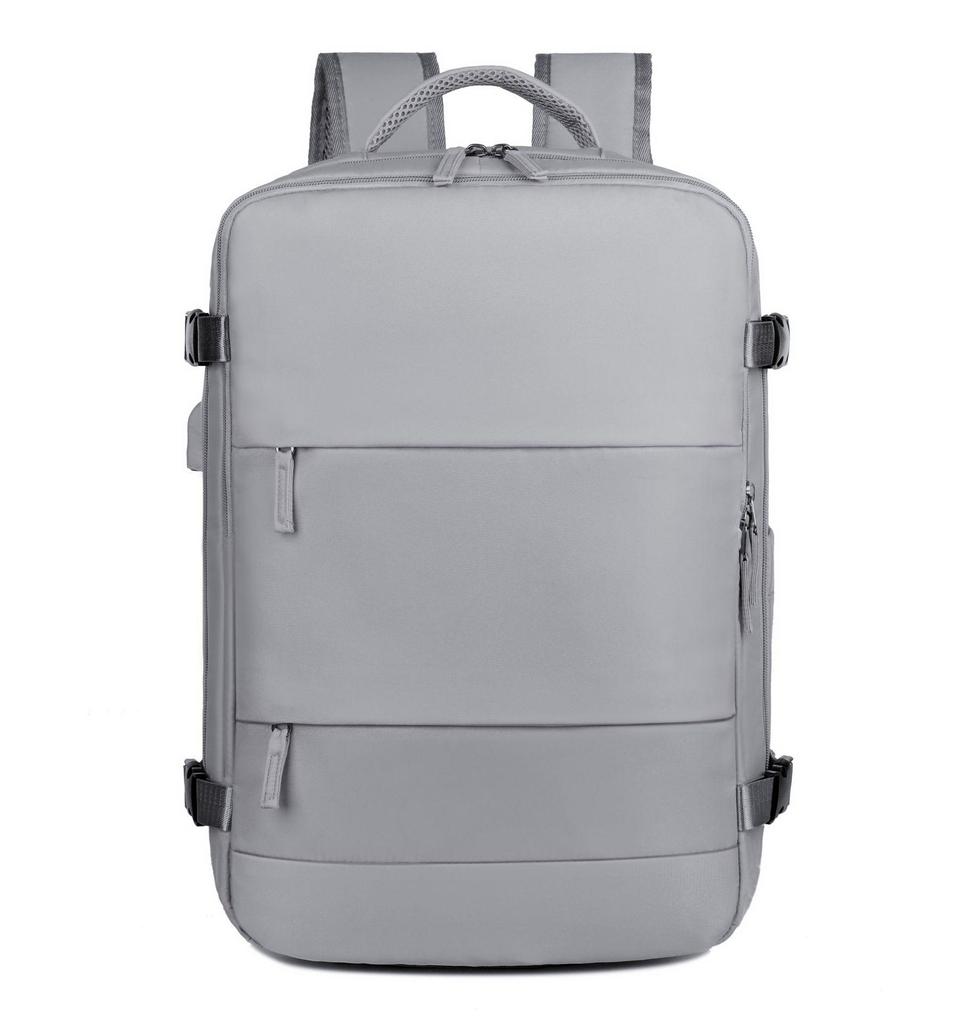 Men's Large Capacity Business Travel Backpack with Shoe Compartment