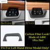 Steering Wheel / Window Lift / Middle Air AC Outlet Vent Cover Trim ABS Accessories For VW Volkswagen Atlas / Teramont