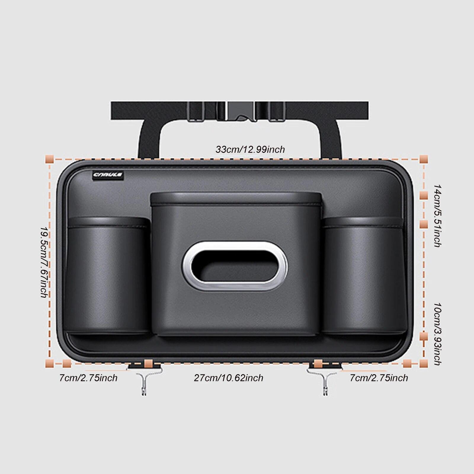 

Подвесной ящик для хранения спинки автомобильного сиденья под сиденьем, коробка для хранения подстаканника, коробка для салфеток, сумка для автозаднего сиденья, аксессуары для украшения чёрный