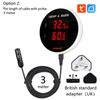 Tuya WIFI Temperature Humidity Sensor Thermometer Hygrometer Smart Life Moisture Probe For Home Plants google home alexa