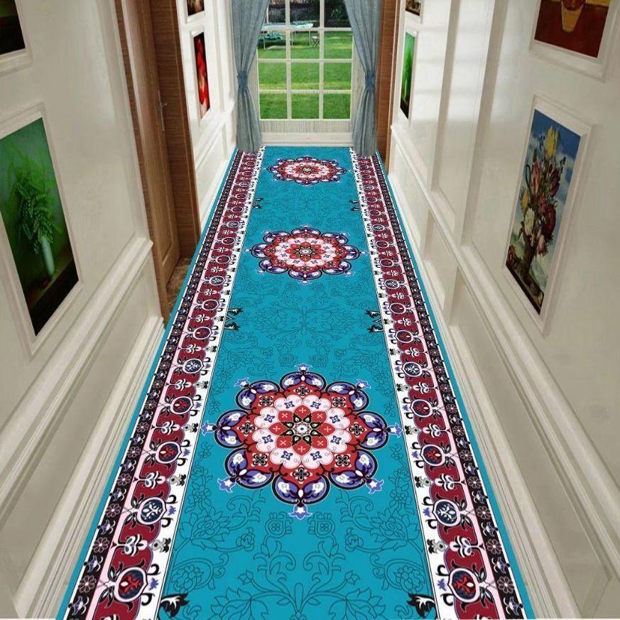WTEMPO Long Carpet Corridor Stairway Hotel Kitchen Carpe Door Mat Foot Mat Door Mat Entrance Mat