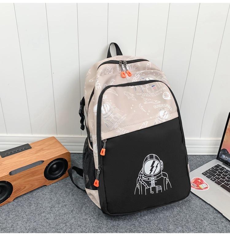 School bag male ins trendy cool high school student style personalized graffiti middle back