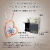 [Atlacic] Women's Necklace, High-Quality Zirconia, Open Heart Design, Gift Set (Paper Bag & Drawstring Bag), Mother's Day, Birthday, Christmas,