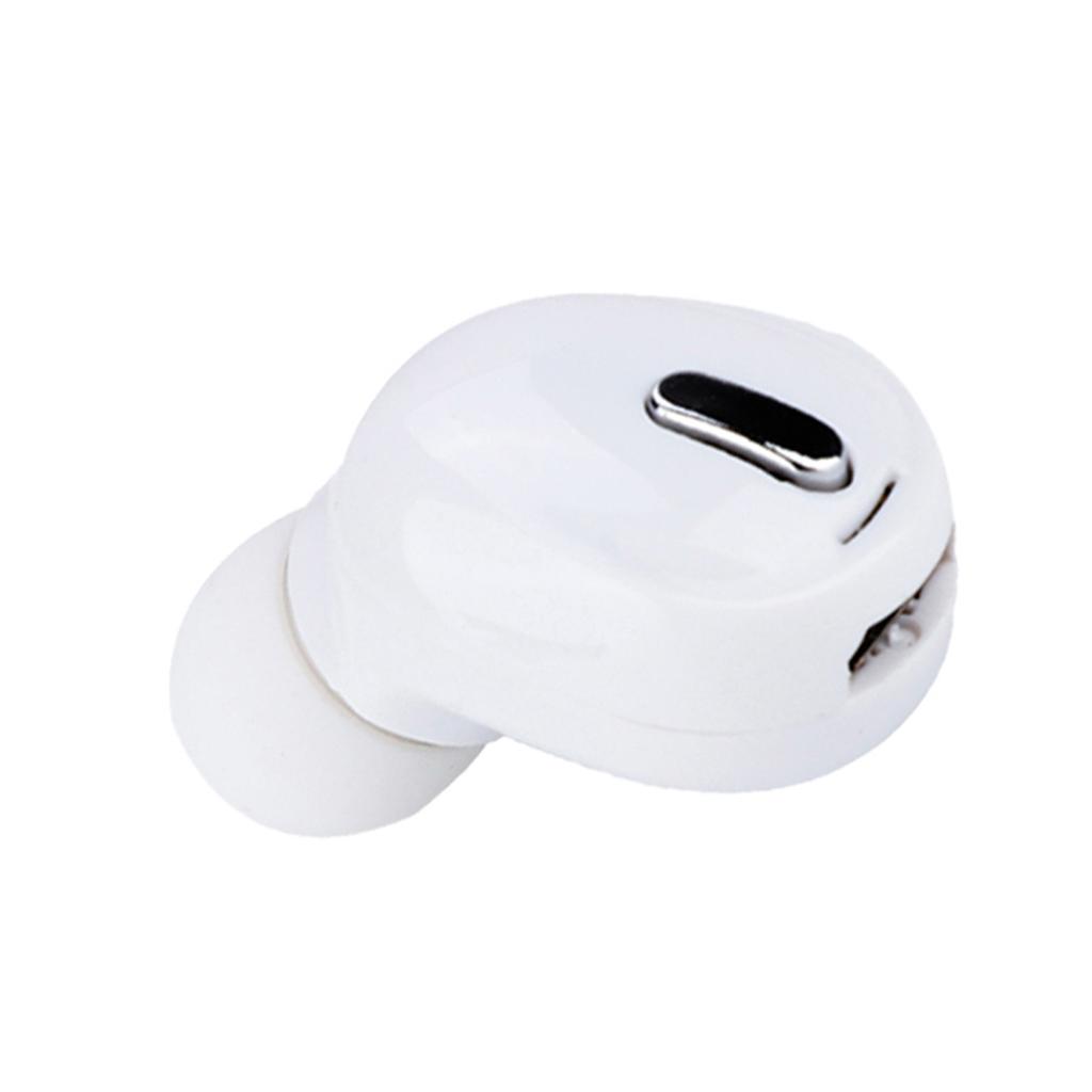 Mini Sports Wireless Bluetooth Headset Universal Earphones Headphones Earbuds(white)