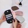 Newest Style Small Wallet Semi-Circle Solid Color Mini Coin Purse Simple High-End Multi-Card Slot Card