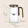 750 ML GLASS JUG WITH MAGNETIC TRIGGER INFuser FOR COFFEE AND TEA