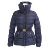 Moncler Authentic ALOUETTE Belted Down Jacket Jacket 0 NavyUsed