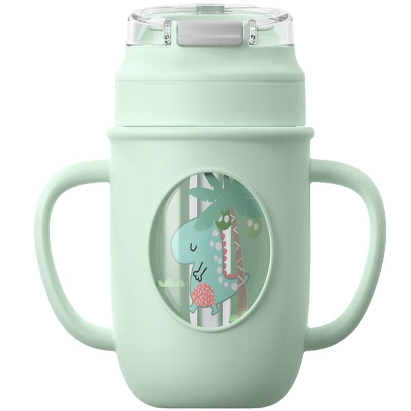 

TOMIC Kids Glass Sippy Cup with Handle