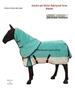 600D Winter Horse Rug with Detachable Breathable Neck Warmer