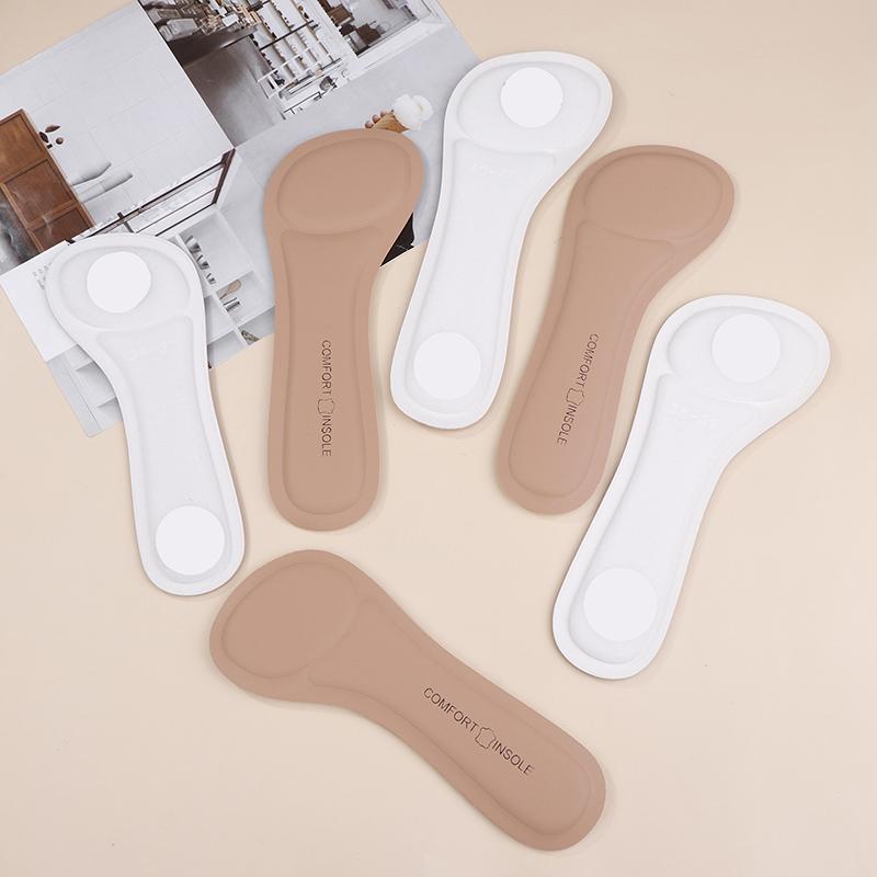 Sandals Insoles Self-Adhesive Non-Slip Women Shoes Pads Breathable High-Heeled Shoe Soft Cushion Sole Stickers Orthotics Inserts