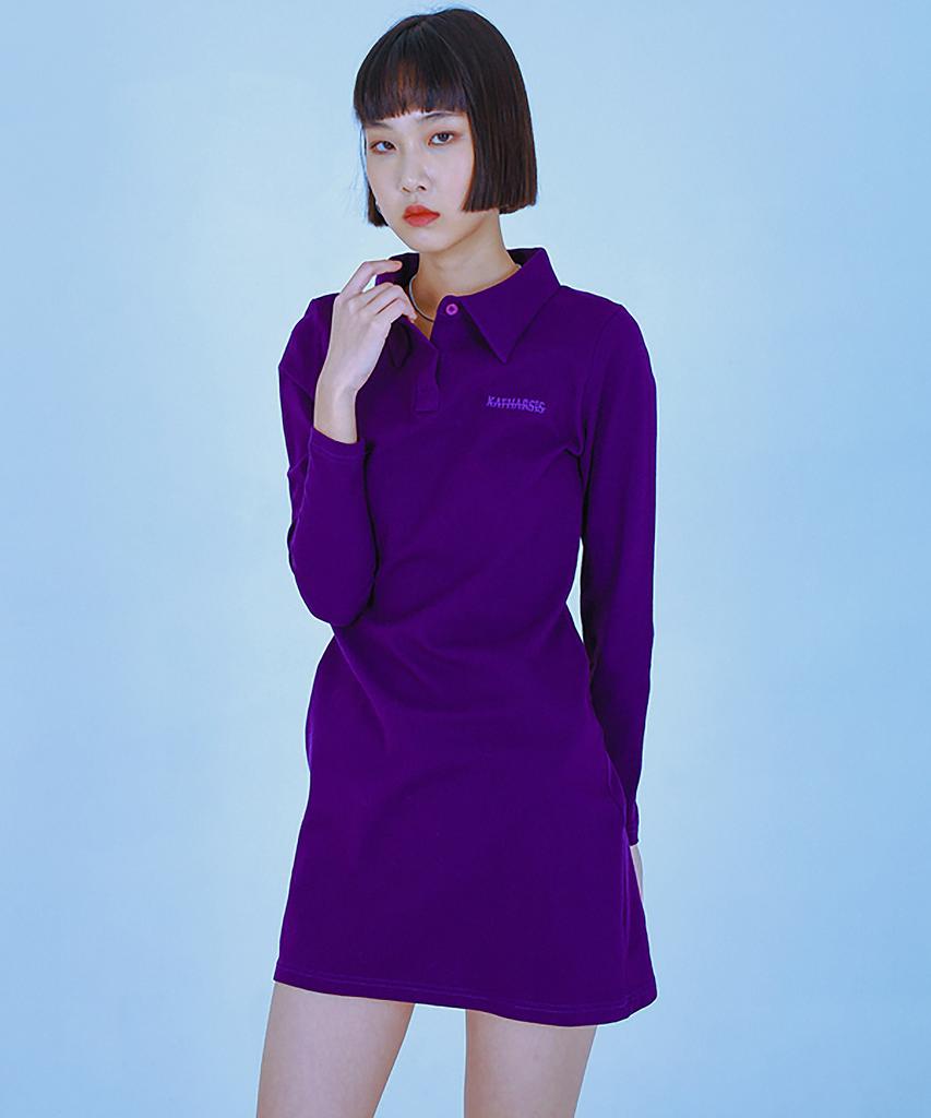 Catharsis Pique Dress (Purple) _S M