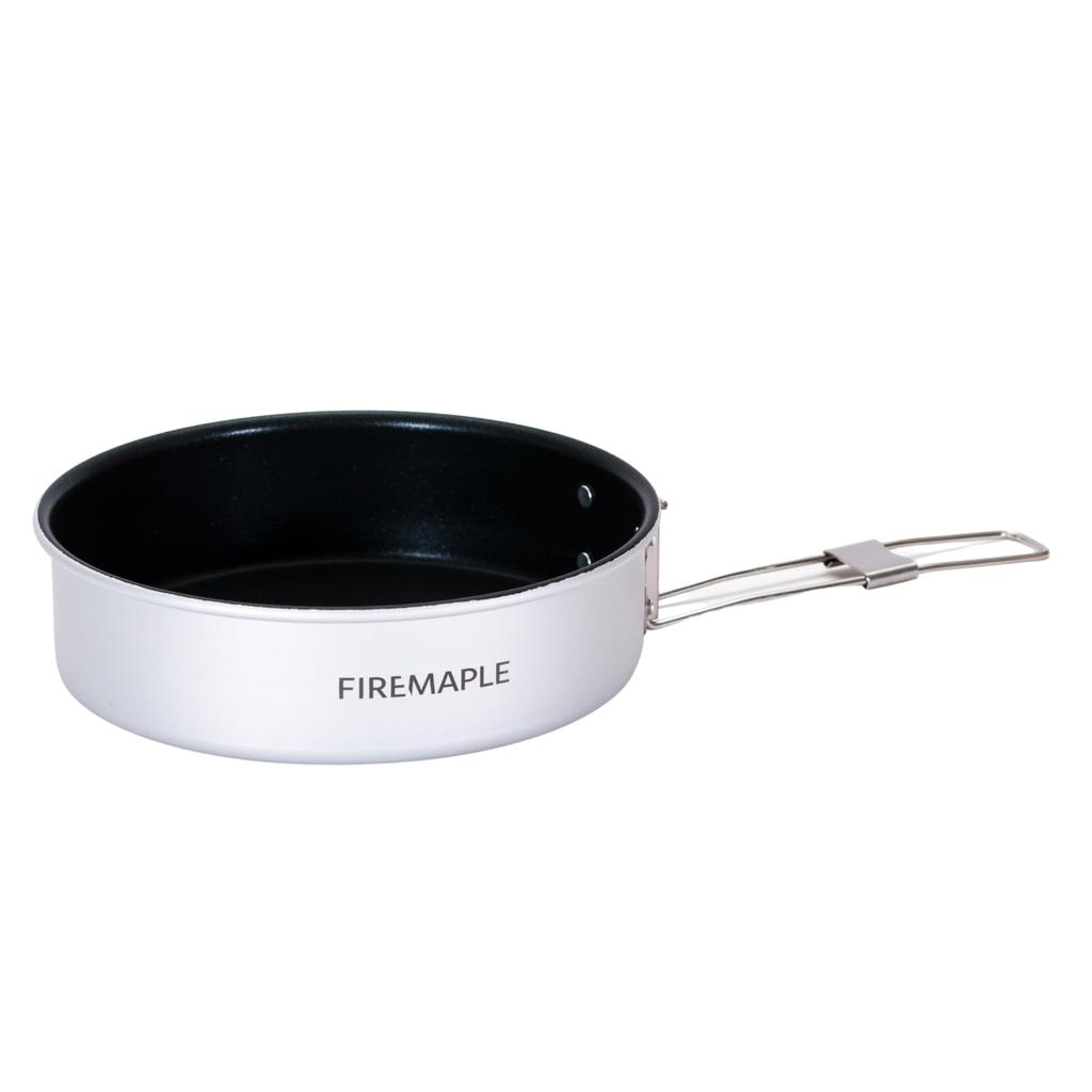 FIREMAPLE Frost 6" Aluminum Frypan, 500ml, Lightweight and Compact, Perfect for Mountaineering, Camping, and Hiking, with Storage Bag