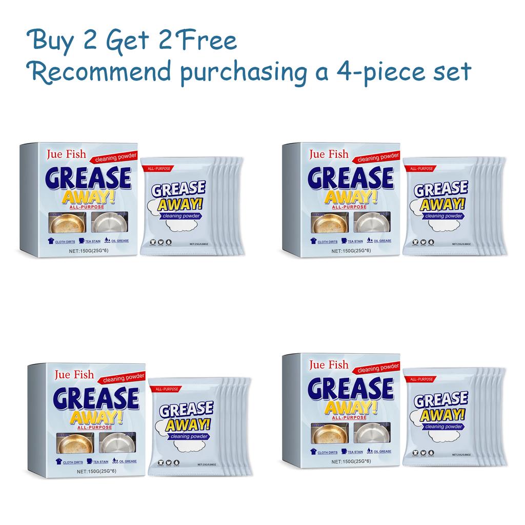 150g Kitchen Cleaning Powder Heavy Oil Cleaner Grease Remover for Pots Pans Rust Removal Household Degreasing Agent for Cookware
