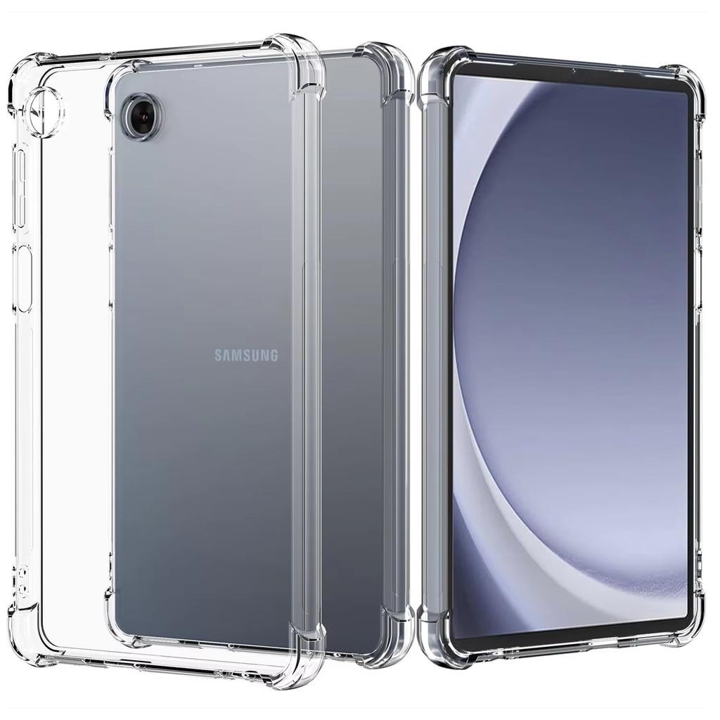 For Samsung Galaxy Tab A9 8.7" SM-X110 SM-X115 Tab A9 Plus 11" X210 X216 Silicone Protective Case Clear Soft TPU Bumper Cover