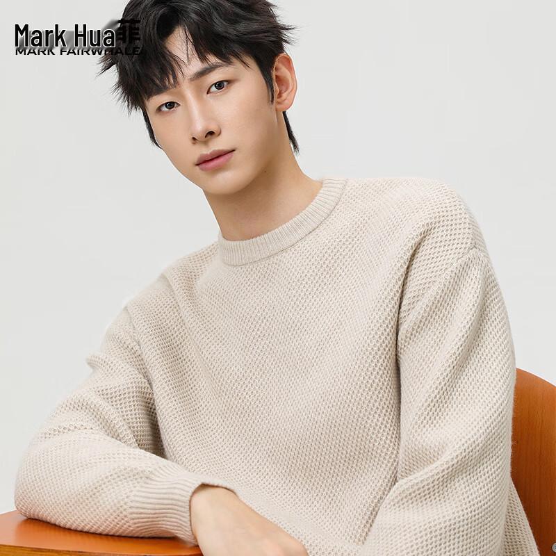 

Mark Fairwhale Men s Round Neck Thick Knit Sweater 2XL