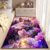 Whimsical Fantasy Castle In Clouds Rug Non-slip Rug Suitable for Living Room and Bedroom Sofas.