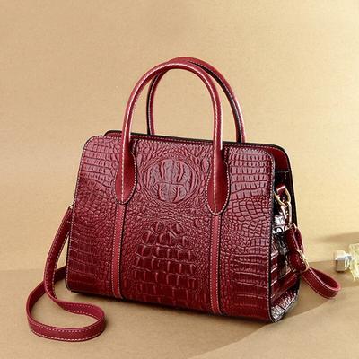 Fashion Women Big Bag Versatile Commuter Elegant Leather Handbag Leisure Large Capacity Shoulder & Crossbody Bags
