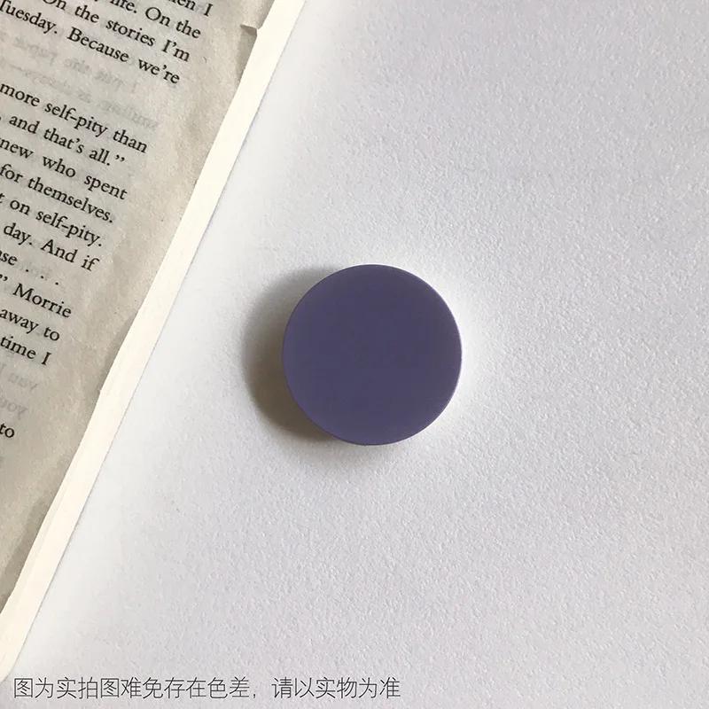 Stojan s držákem na prst pro IPhone 15 Samsung Podpora Telefon Mobilní telefony Grip Tok Skládací Jednobarevný Kapesní Zásuvka Držák