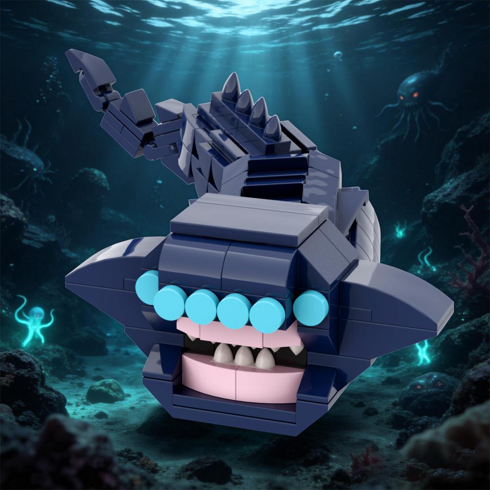 

Нові Будівельні Блоки Морські Монстри Subnautica Левіафан Пожирач Моря Блуп Гран Мая Ідея DIY Цеглинки Модель Іграшки для Дитини Різдвяний Подарунок