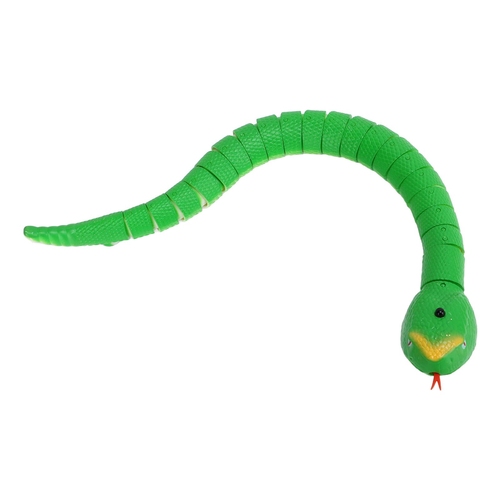 Remote Control Snake USB       Infrared Control with Retractable Snake Tongue RC Animal Toy for Over 8