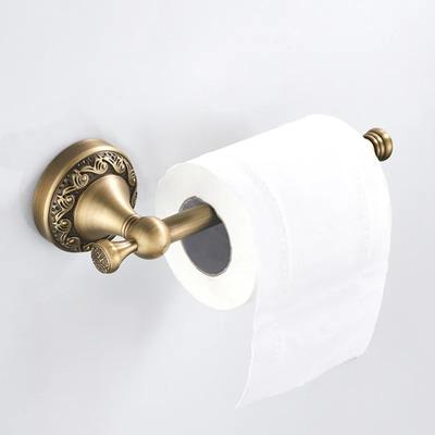 Bathroom Accessories Paper Towel Holder Antique Copper Process Simple Roll Bar European Style Toilet Paper Holder Sponge Holder