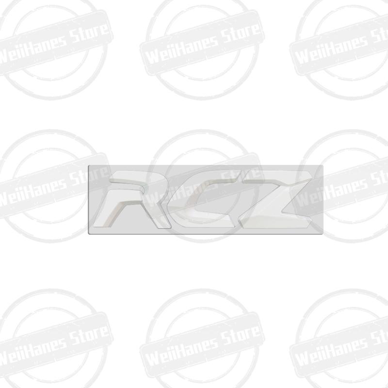 SQOB1 Metal 3D Para Peugeot RCZ Insignia Letras Tricolor Francesas Logo Pegatina de Carrocería para Maletero Trasero de Coche Emblema de Rendimiento GT LINE Accesorios