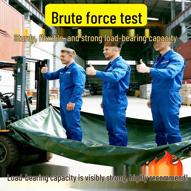 Heavy-Duty PVC Waterproof Tarp with Grommets
