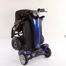 Erwachsenen Mini Kleines Vierrad Behinderten Automatisches Falten Elektroroller für Ältere mit Doppelmotoren Mobilitätsroller für Ältere