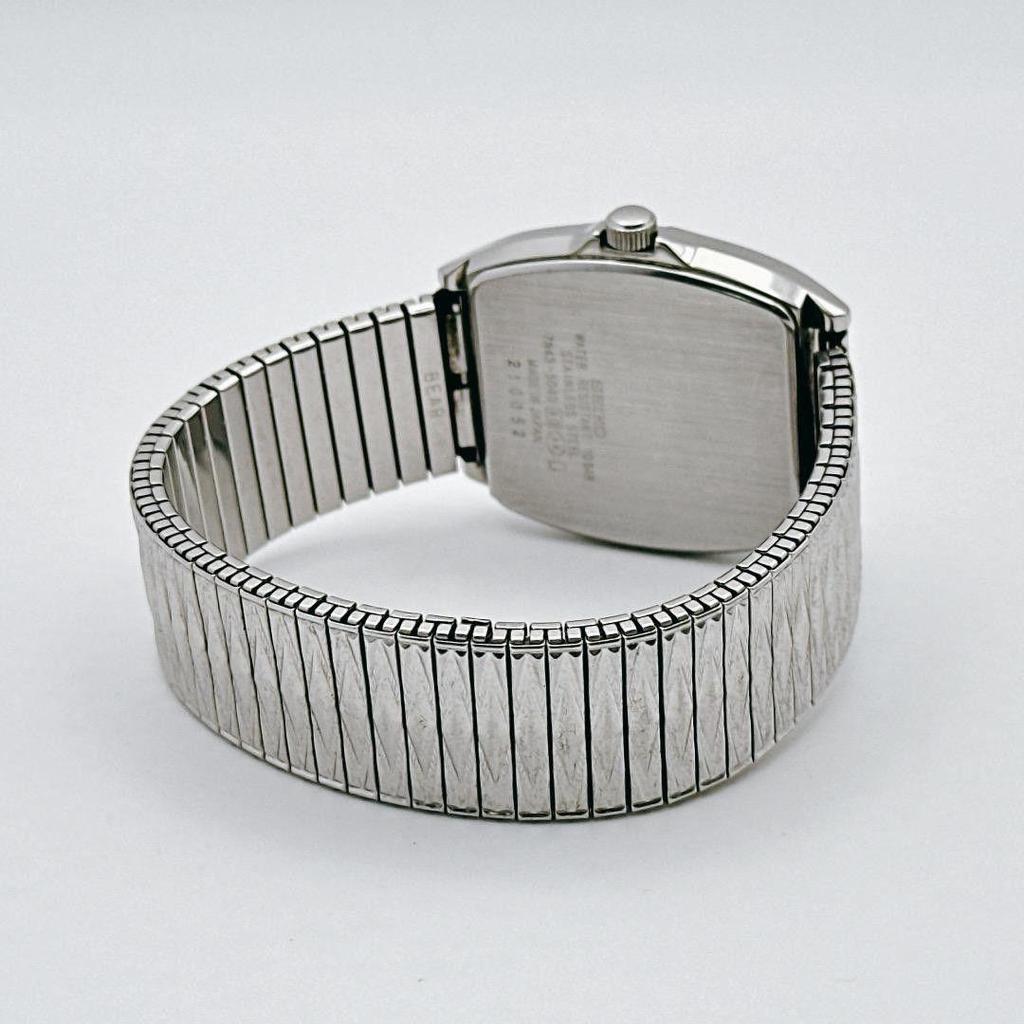 Used [Operation/Battery Replacement] SEIKO Spirit Men's Watch White Square