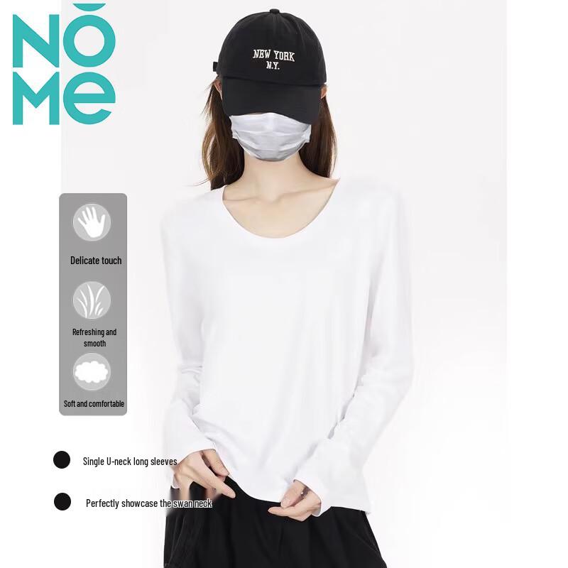 Women s U-Neck Long Sleeve Base Layer Top M