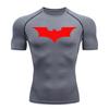 Men's Quick-Dry Compression Sports Tee - Short Sleeve Round Neck for Running, Basketball, Football