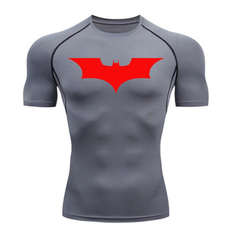 Men's Quick Dry Short Sleeve Compression T-Shirt for Sport and Fitness