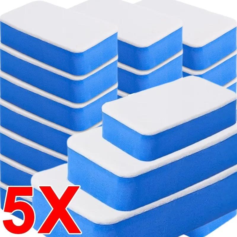 Car Glass Oil Film Cleaning Sponge Wiper Polishing Sponges Car Windshield Wool Felt Brush Oil Removal Tools