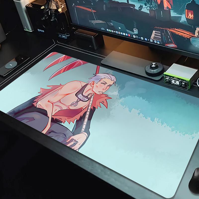 Hidan Akatsuki Outfit Print Cushion Non-slip Laptop Tablet Big Mousepad XXL Mat Mini PC Playmat With Lock Edge