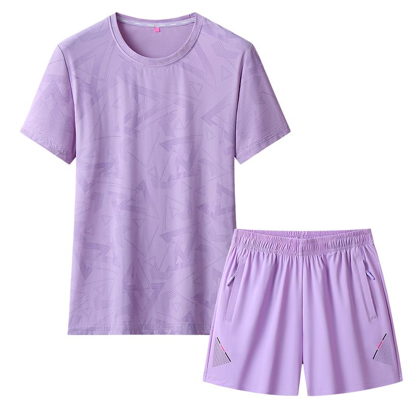 Short Sleeved Sports Suit Summer Loose Casual Two-piece Set
