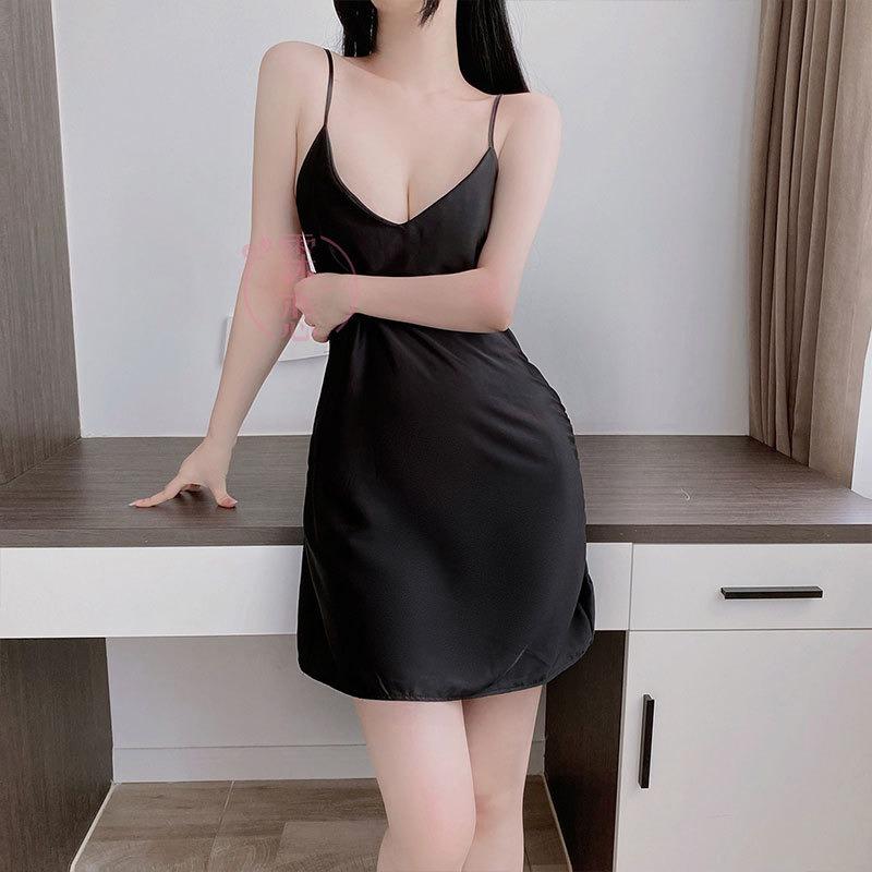 Sex underwear V-neck low-cut sexy suspender backless passion clothes pure desire suit