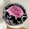 1PC Rose Butterfly Umbrella-8-Rib Reinforced, Automatic Open, Lightweight & Durable, Cute Fashion Accessory for Outdoor-P0701