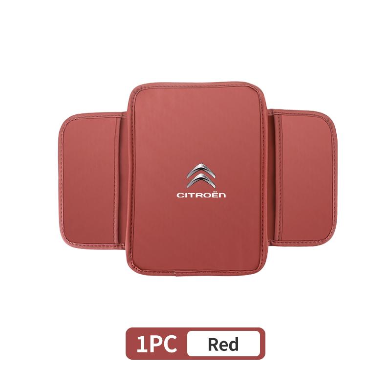 Car Armrest Box Pad Center Console Protective Cover With Storage Pocket For Citroen C4 C3 C5 C1 C2 Berlingo Celysee Cactus