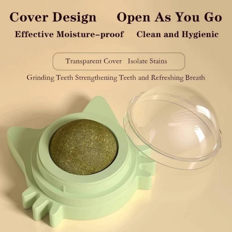 

Шарики из кошачьей мяты, забавные, лижущиеся шарики из кошачьей мяты, котенок играет, жует, чистит зубы, игрушка для маленьких и средних кошек, товары для животных зелёный