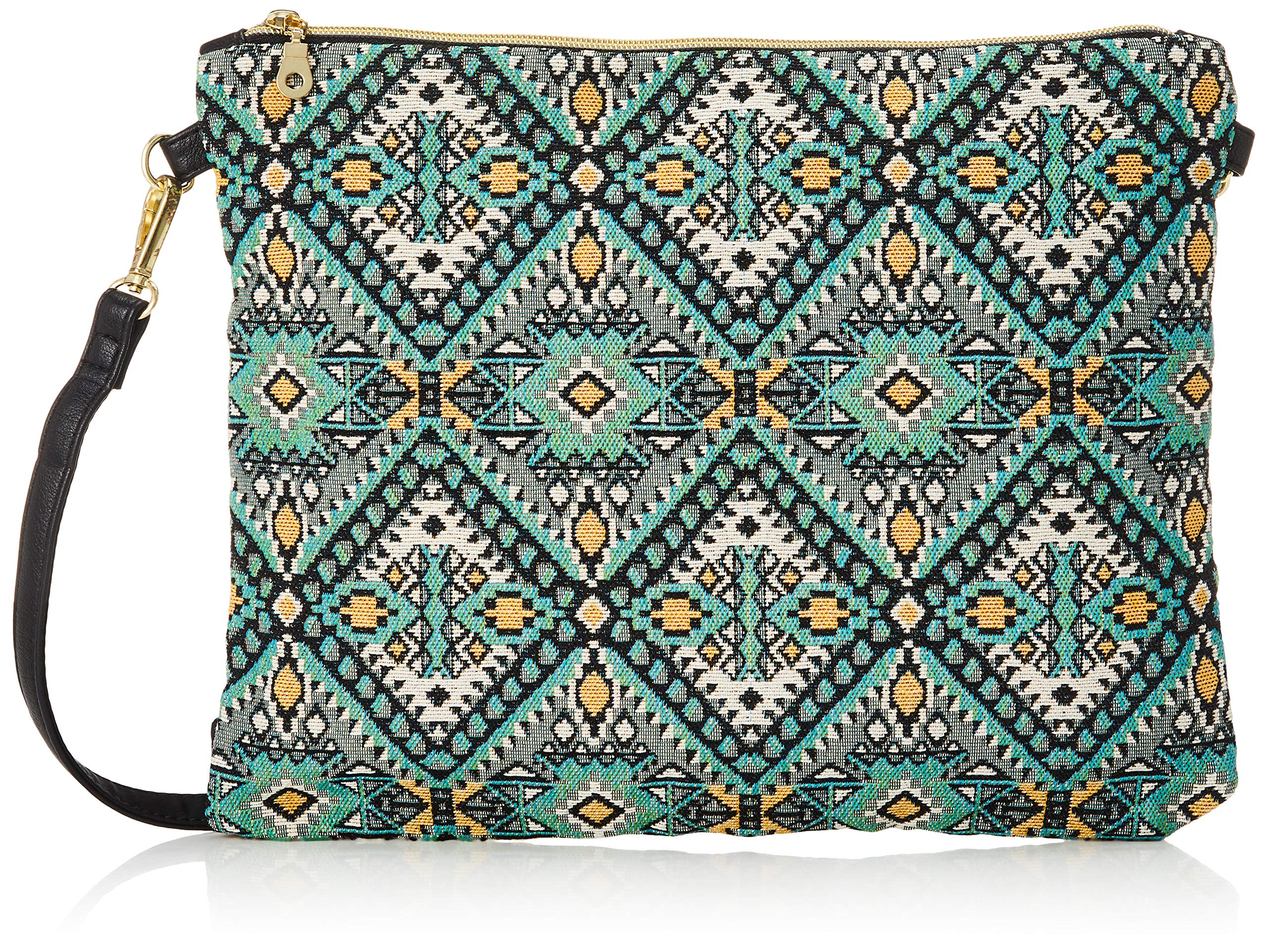 

Shoulder clutch tribal green [Ellie Pack] bag, bag, jacquard, pattern, sacoche, women s, travel, outing, adult, 20060, зелений